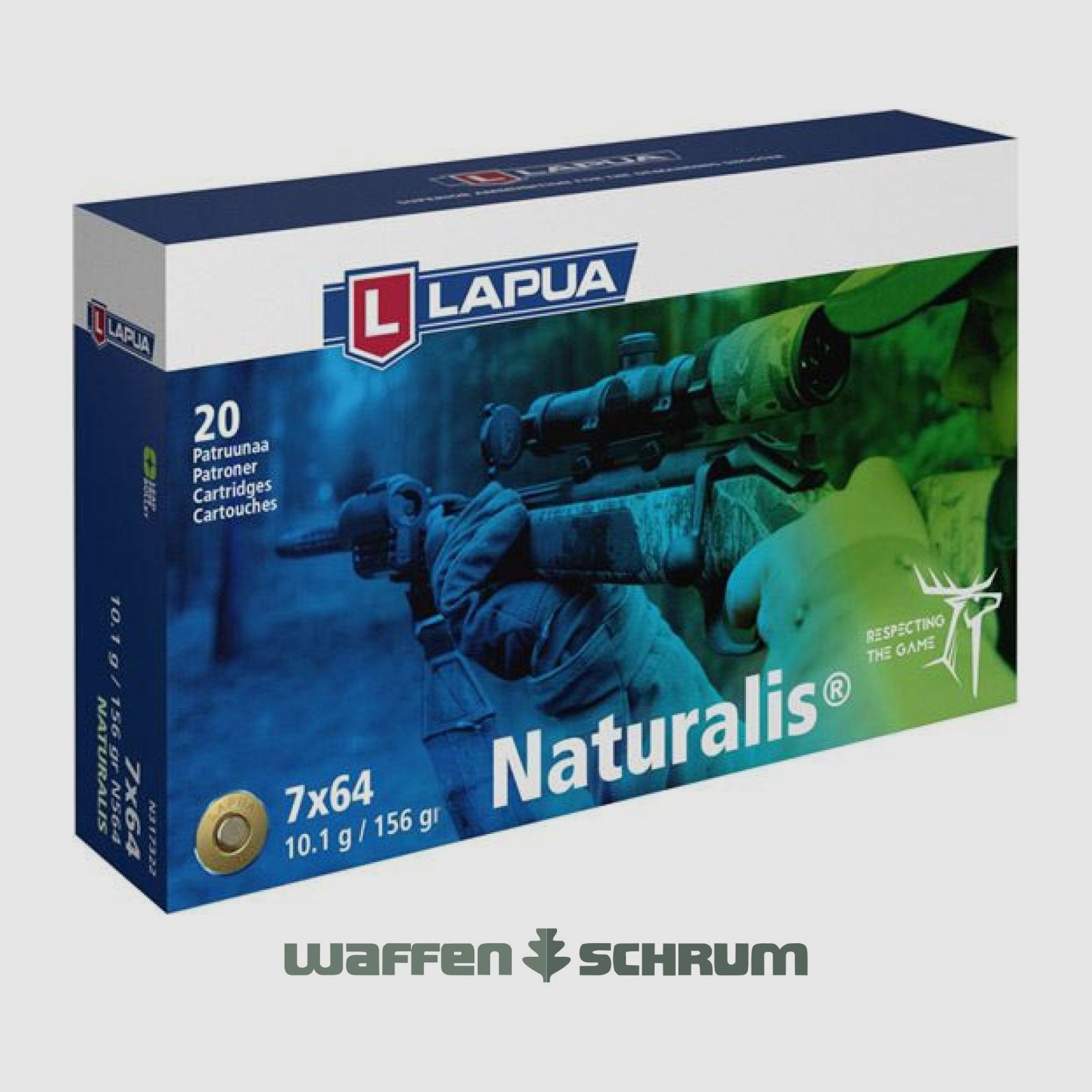 Lapua Naturalis 10,1g - 156gr. 7x64