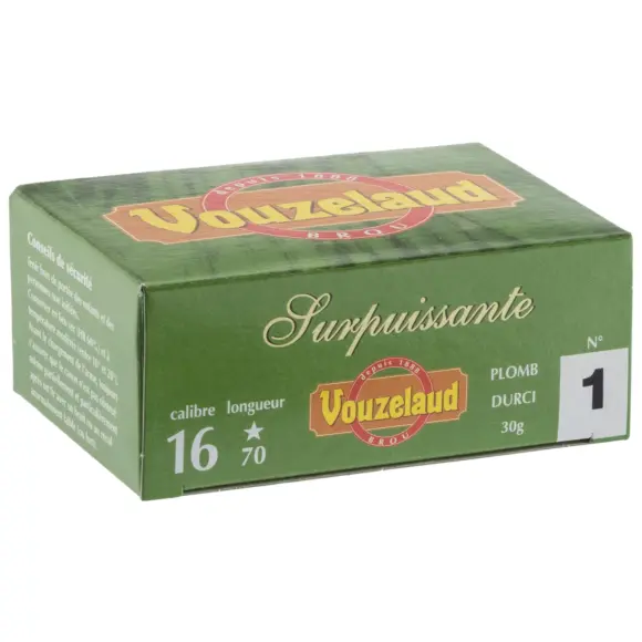 Hunting Cartridges Vouzelaud Overpowered Caliber 16/70