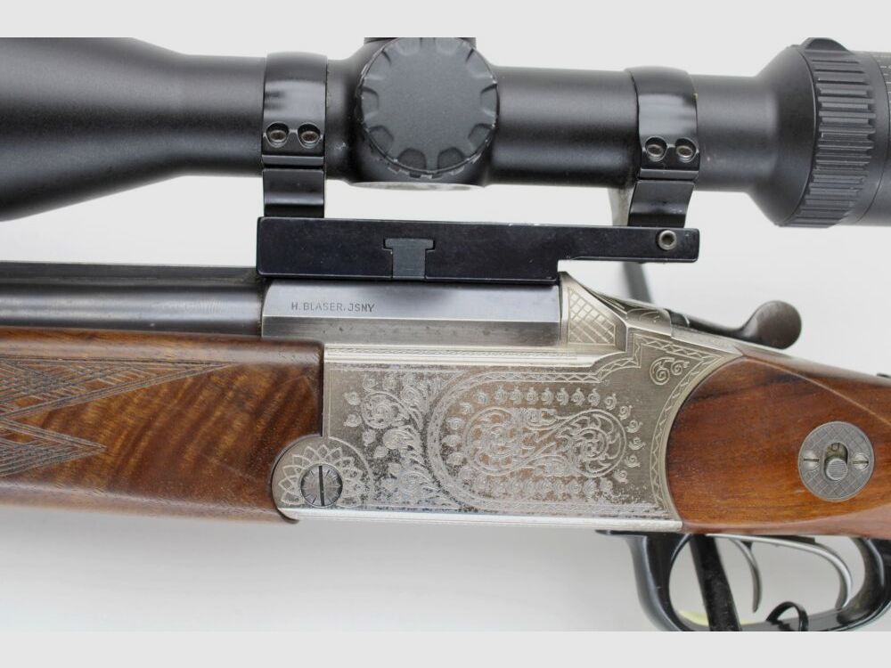 BBF Blaser ES mit Zeiss Conquest V6 mit Einstecklauf 16/70;6,5x57R;.222Rem
