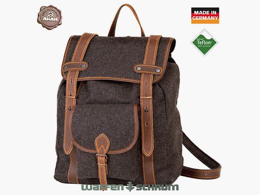 AKAH Sac à dos de randonnée Loden Cuir Marron 16l