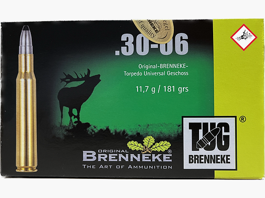 Brenneke TUG cartouche de carabine cal. .30-06 181 grs