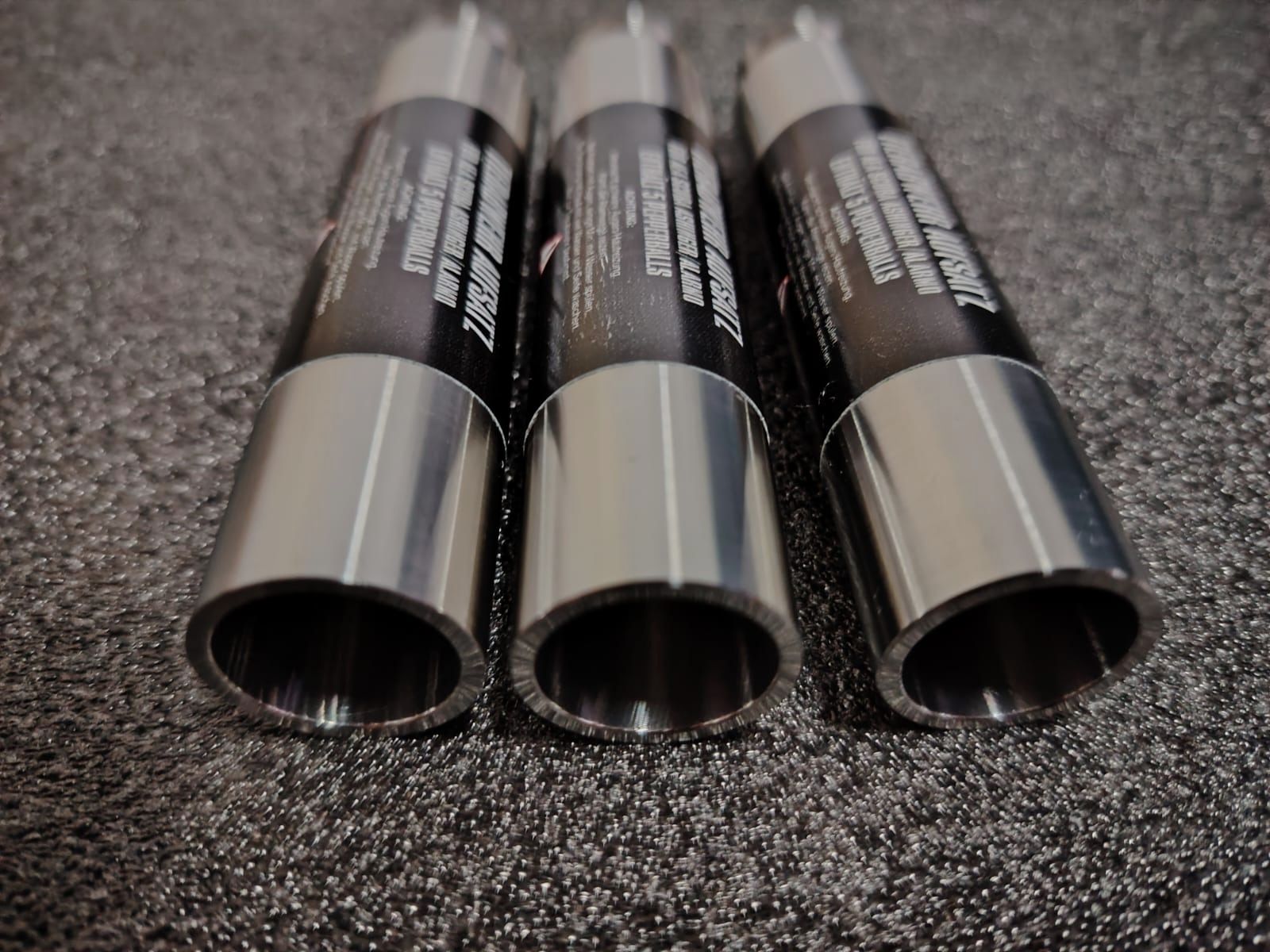 3x canna di difesa a livello per Scuba Ashinger .68 / Alarmo | NUOVO