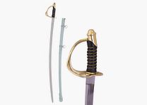 Cavalry sabre model 1860 with metal scabbard