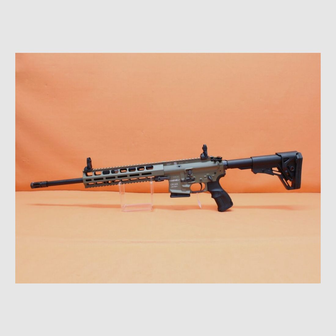 HAENEL Ha.Büchse .223Rem HAENEL CR223 OLIV Gas-Piston-System AR-15, 16,5"Lauf/ M-LOK System lang/Feinabzug
