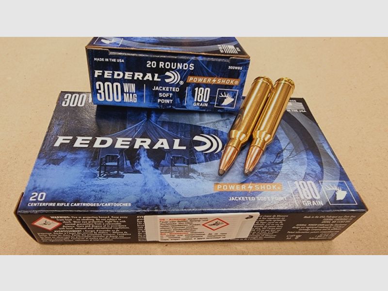 .300WinMag/180grs Power-Shok SP Federal 20 stk