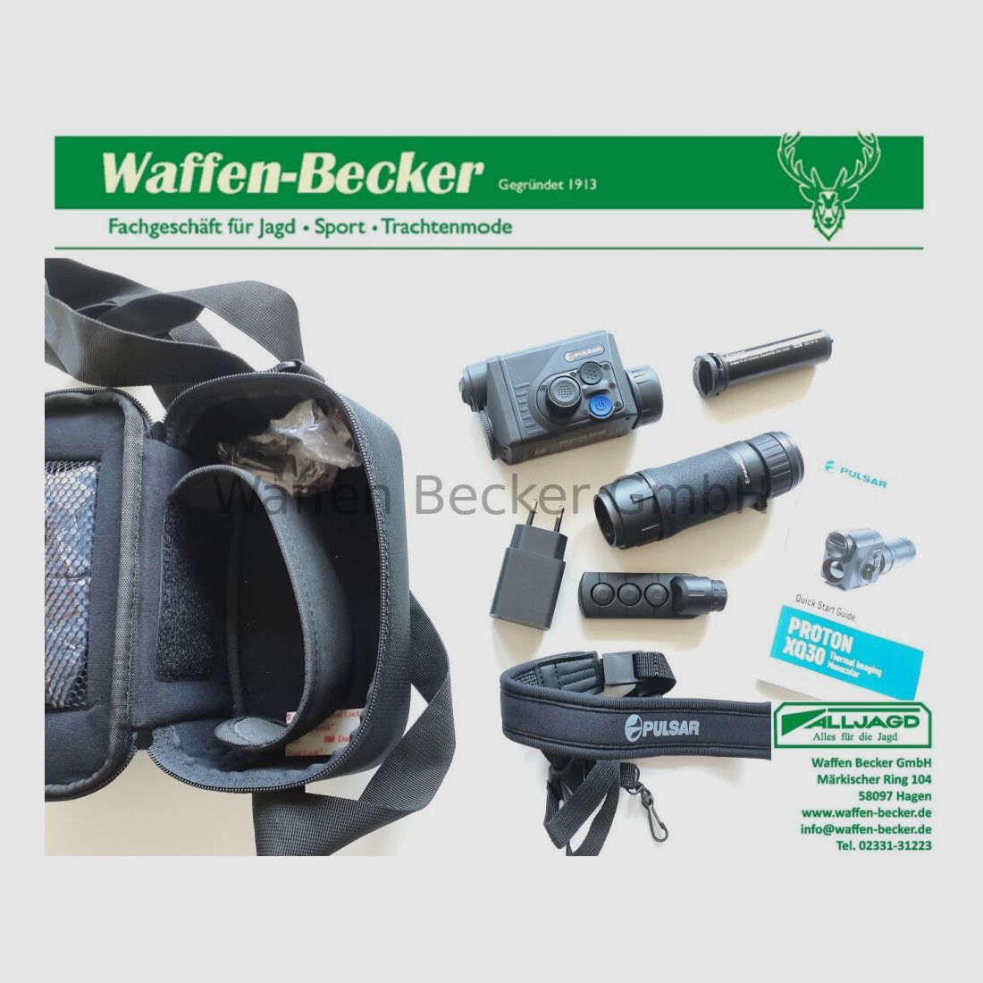 Pulsar thermal imaging attachment Pulsar Proton XQ30 thermal camera