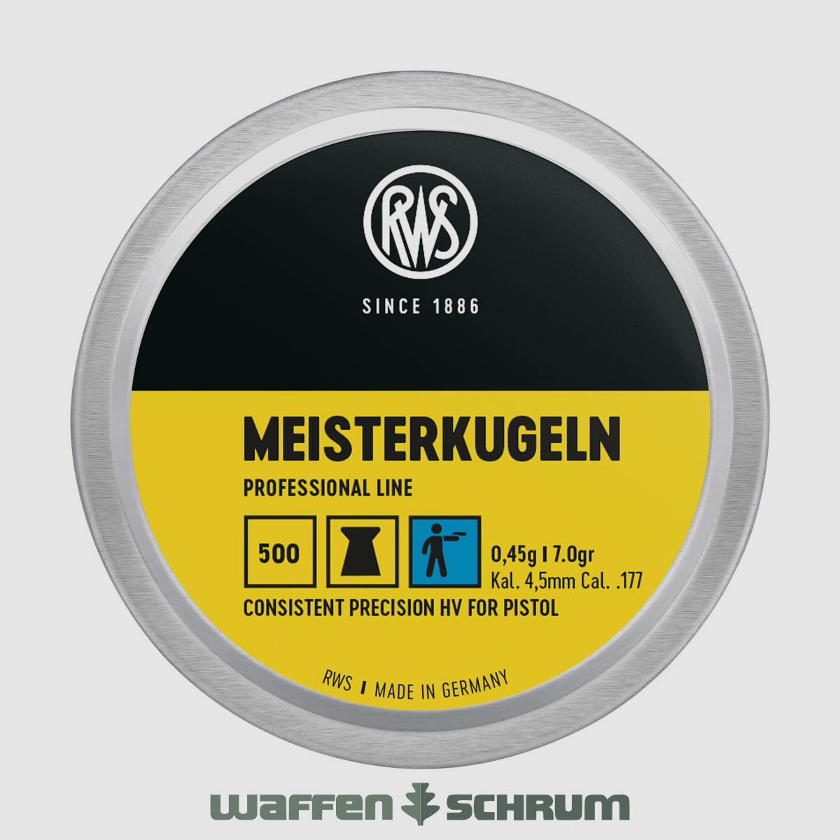RWS Meisterkugeln HV 0,45g 4,49mm Professional Line