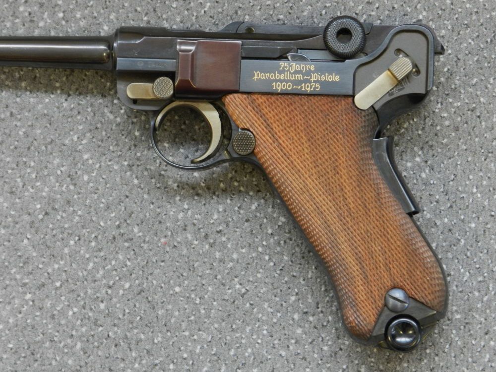 SONDERMODELL MAUSER 08 75 JAHRE PARABELLUM-PISTOLE 1900-1975