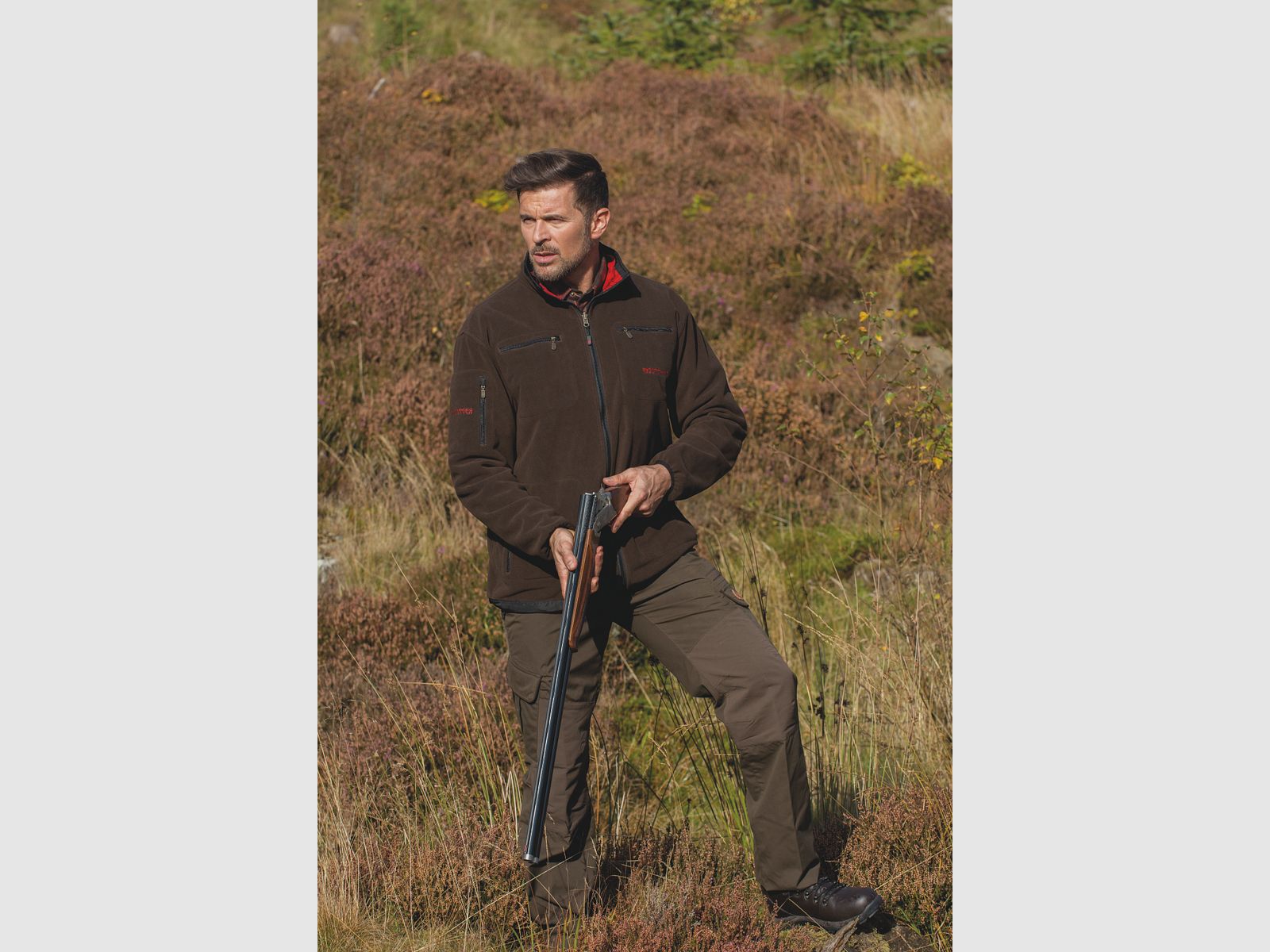 Softshell Wendejacke Mossy Orange