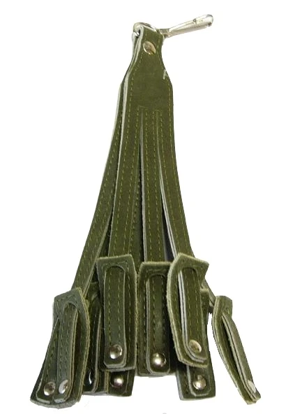 Appeaux pour oiseaux sauvages 9 bandes cuir vert Garbacz