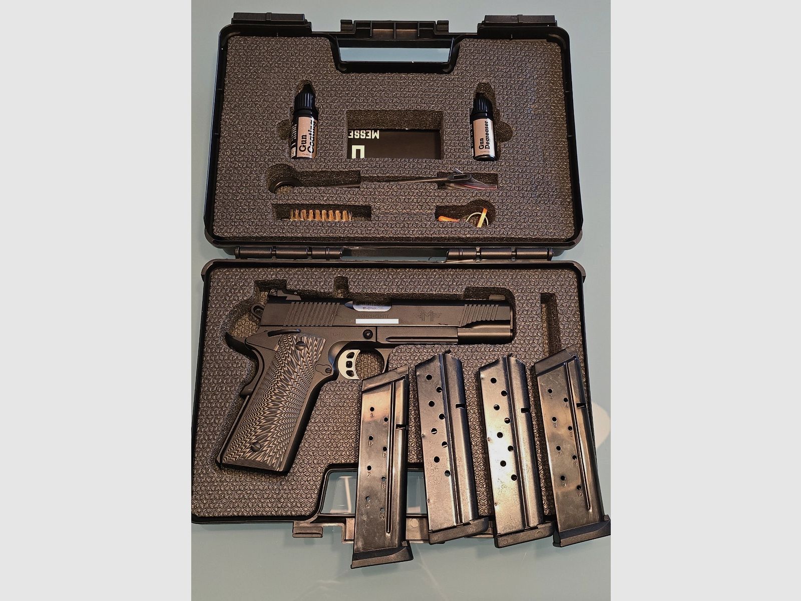 Pistole Messerschmitt 1911 Schwarz PC9 5″, Kal. 9mm