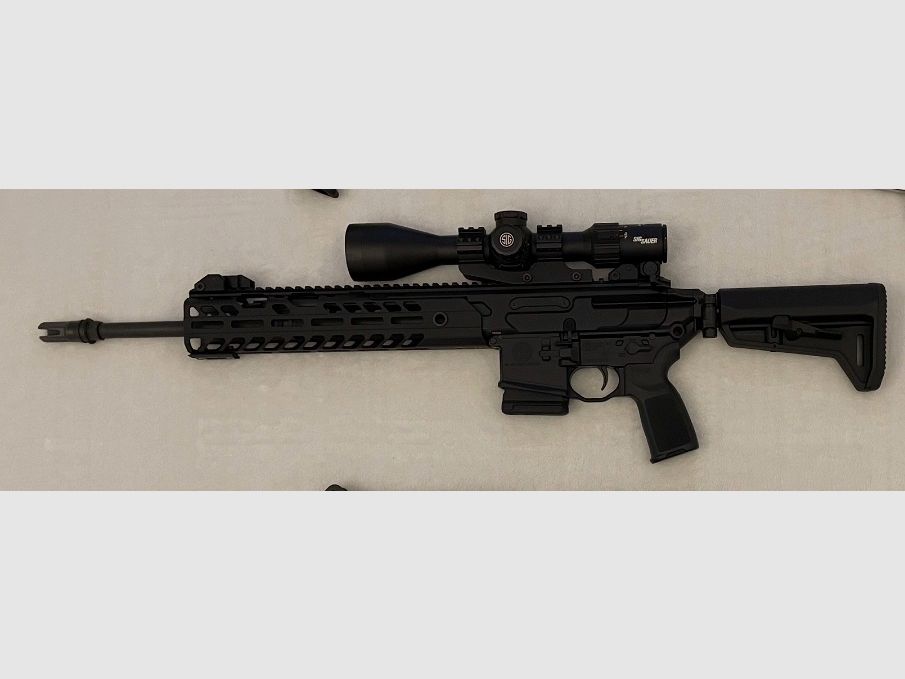 <SIG Sauer MCX Virtus Patrol + Sierra3 BDX 4.5-14x50 – Like new – Top condition