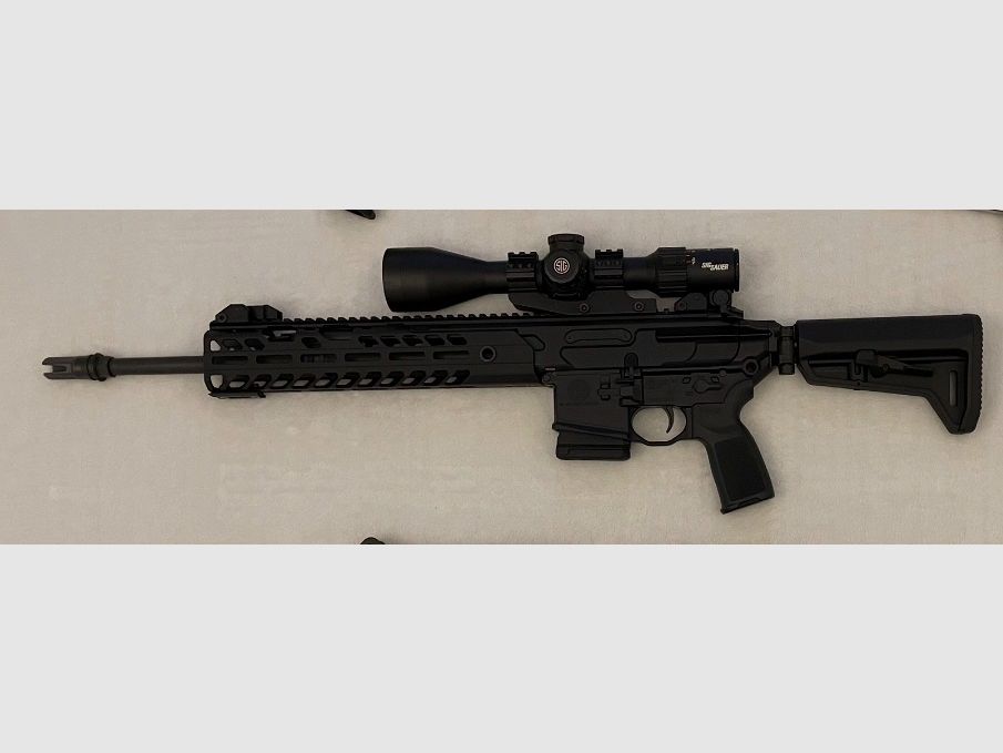 <SIG Sauer MCX Virtus Patrol + Sierra3 BDX 4.5-14x50 – Like new – Top condition
