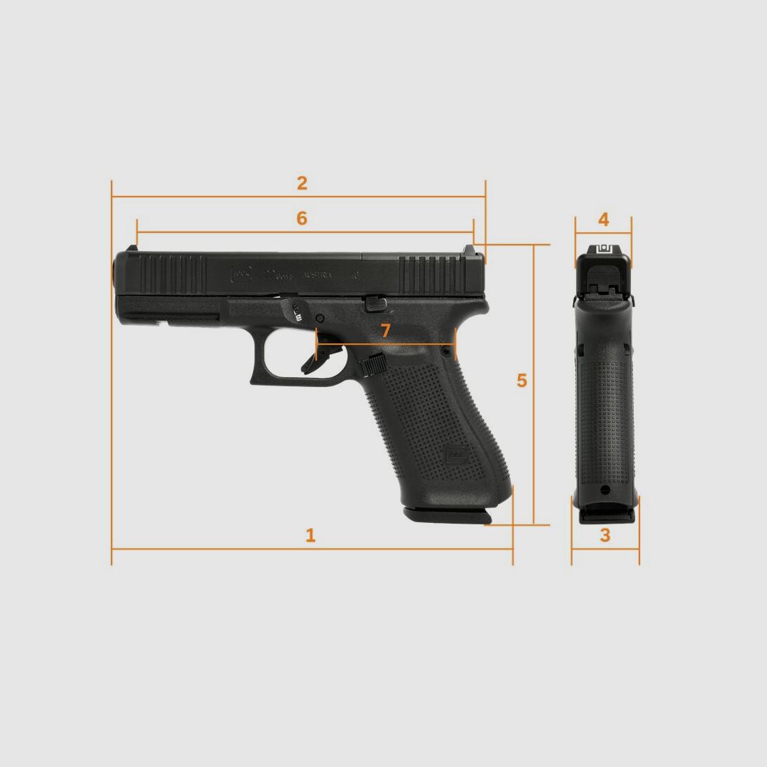 Glock 22 Gen5 MOS, image 10 of 10