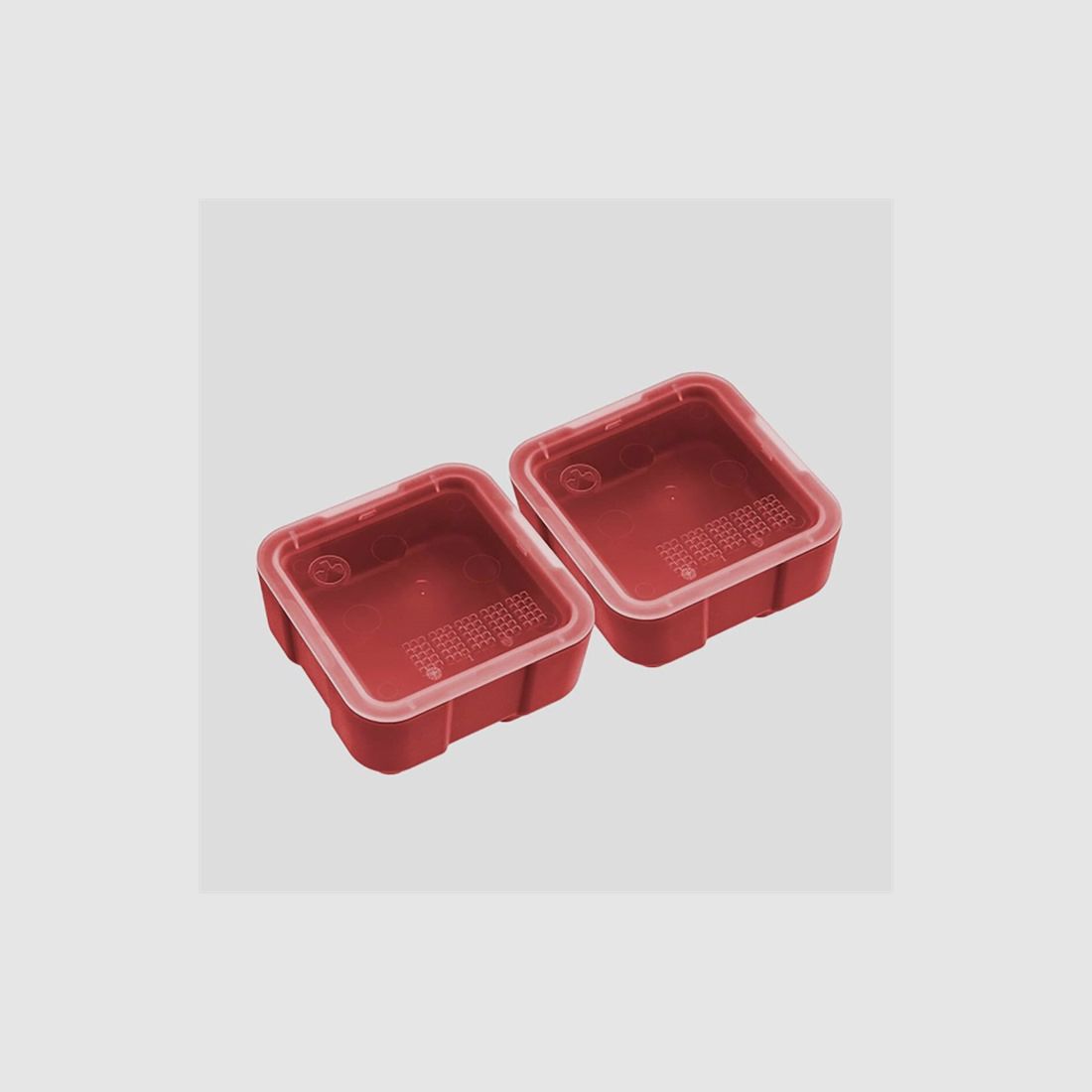 MAGPUL 2-PACK MAGPUL DAKA 2X2 CONTENITORI 3,6″ X 3,6″ X 1,8″ ROSSO 2/CONFEZIONE, immagine 1 di 5
