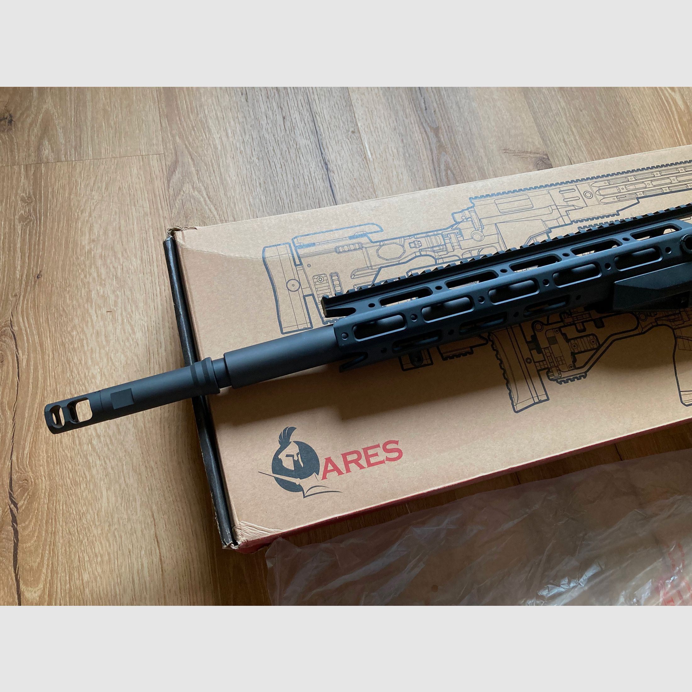 Airsoft Ares MSR M40-A6 Federdruck TX-System Schwarz