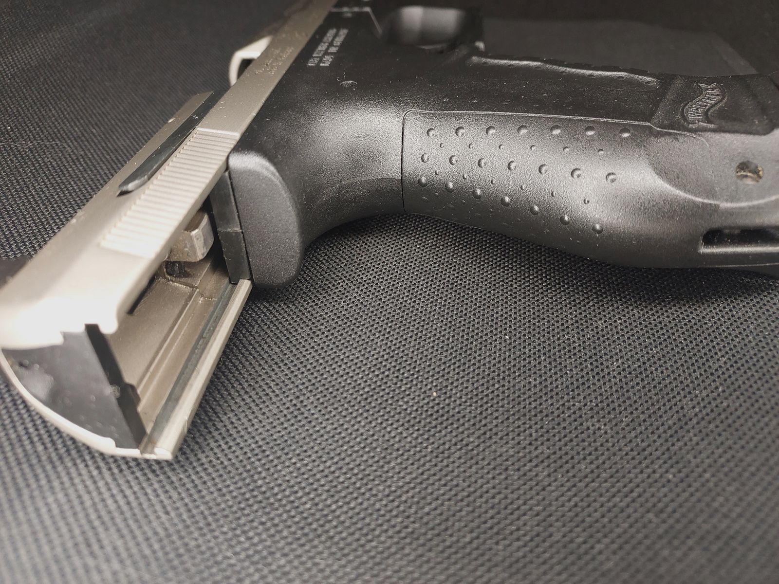 Walther P99 blank firing pistol 9mm P.A.K. bicolor (762) with Fidragon holster