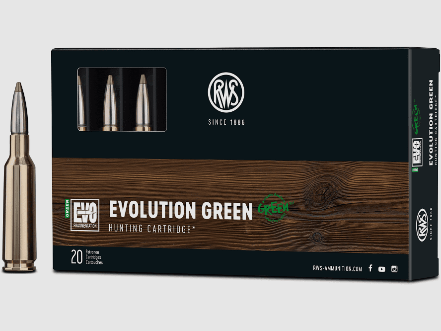 RWS 6.5 Creedmoor EVO GREEN 93gr. - 20 pcs.