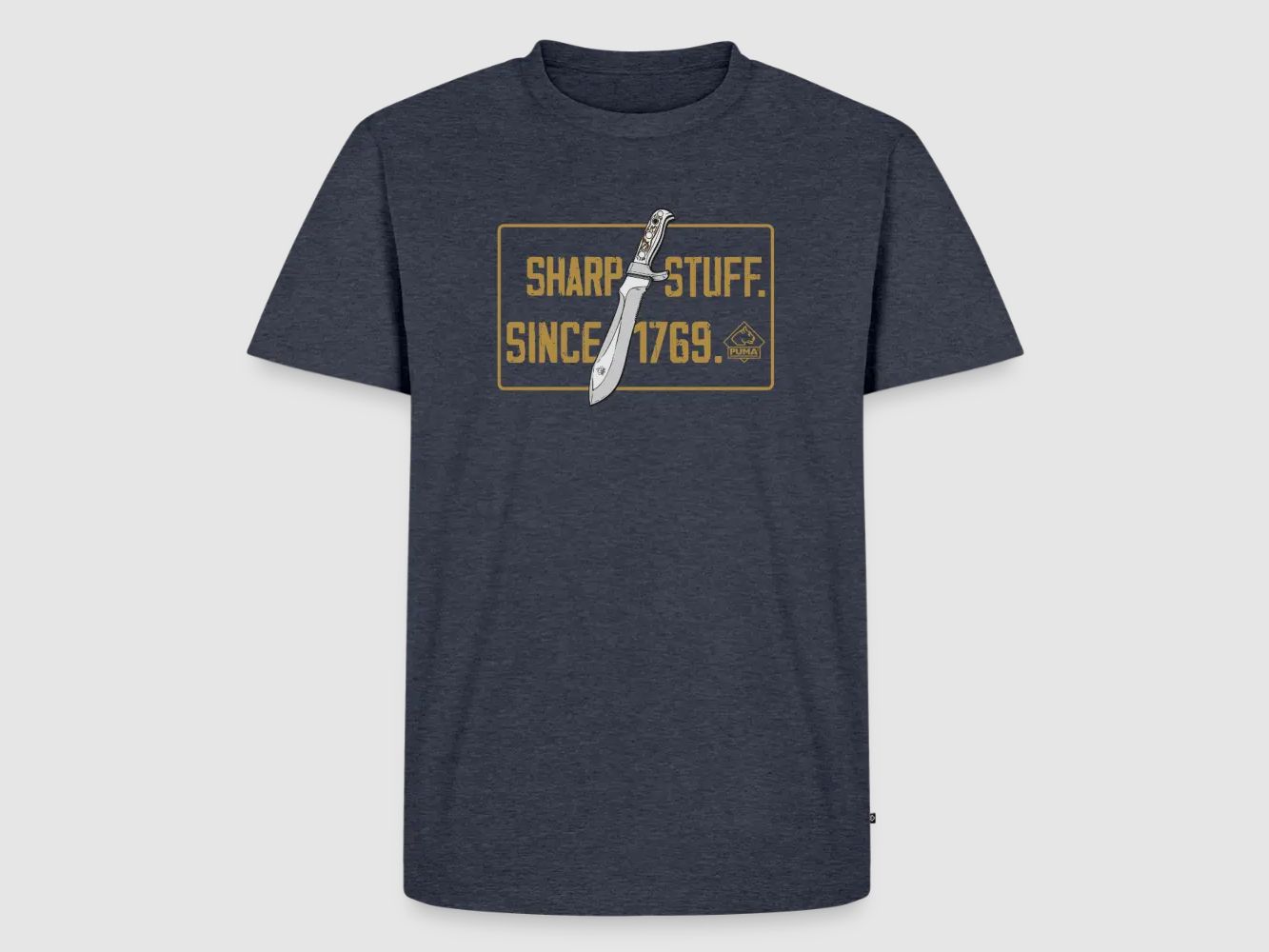 T-shirt Premium pour homme PUMA "Sharp stuff since 1769 Gold"