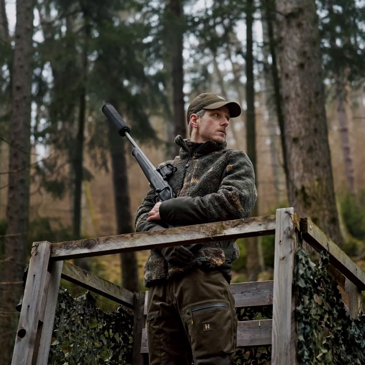 Chaqueta Härkila Tyst Camo Aislada