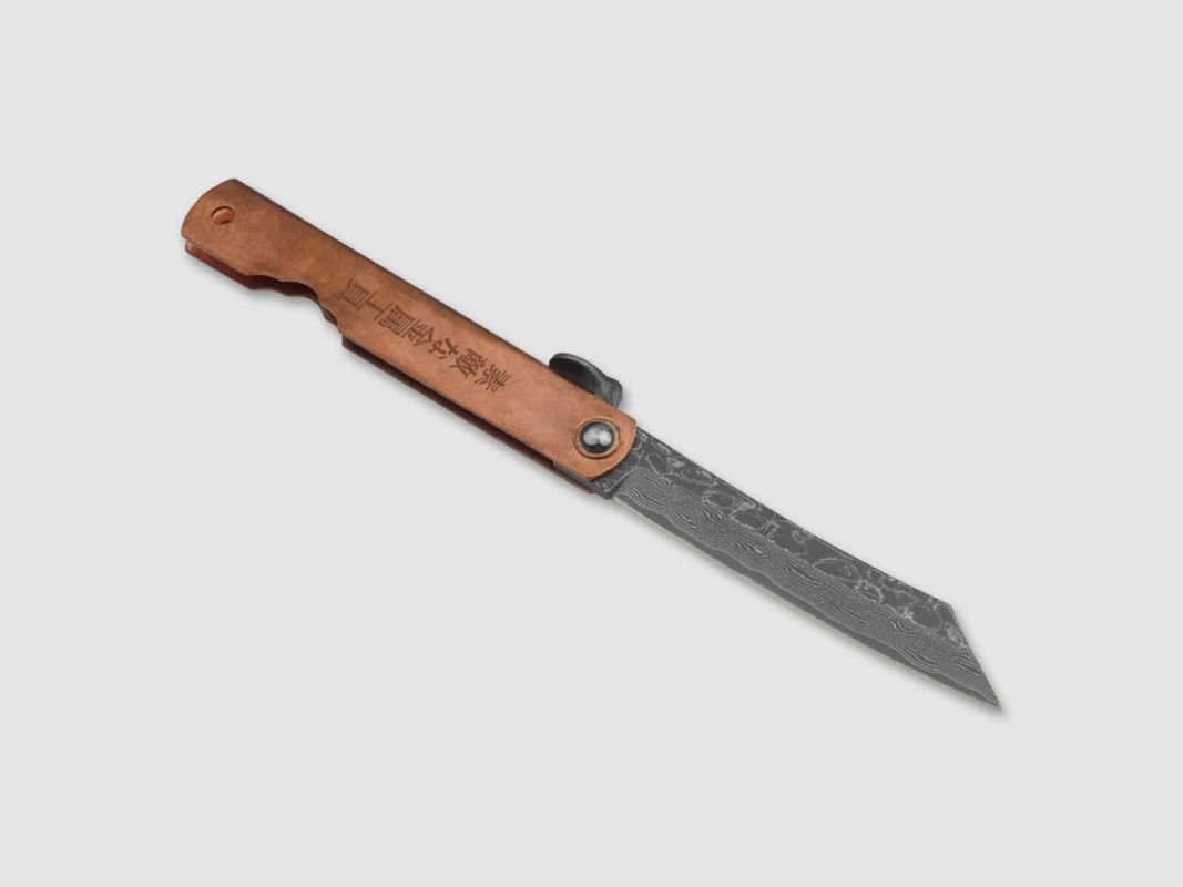 HIGONOKAMI IROGANE DAMASTMESSER, Bild 2 von 3