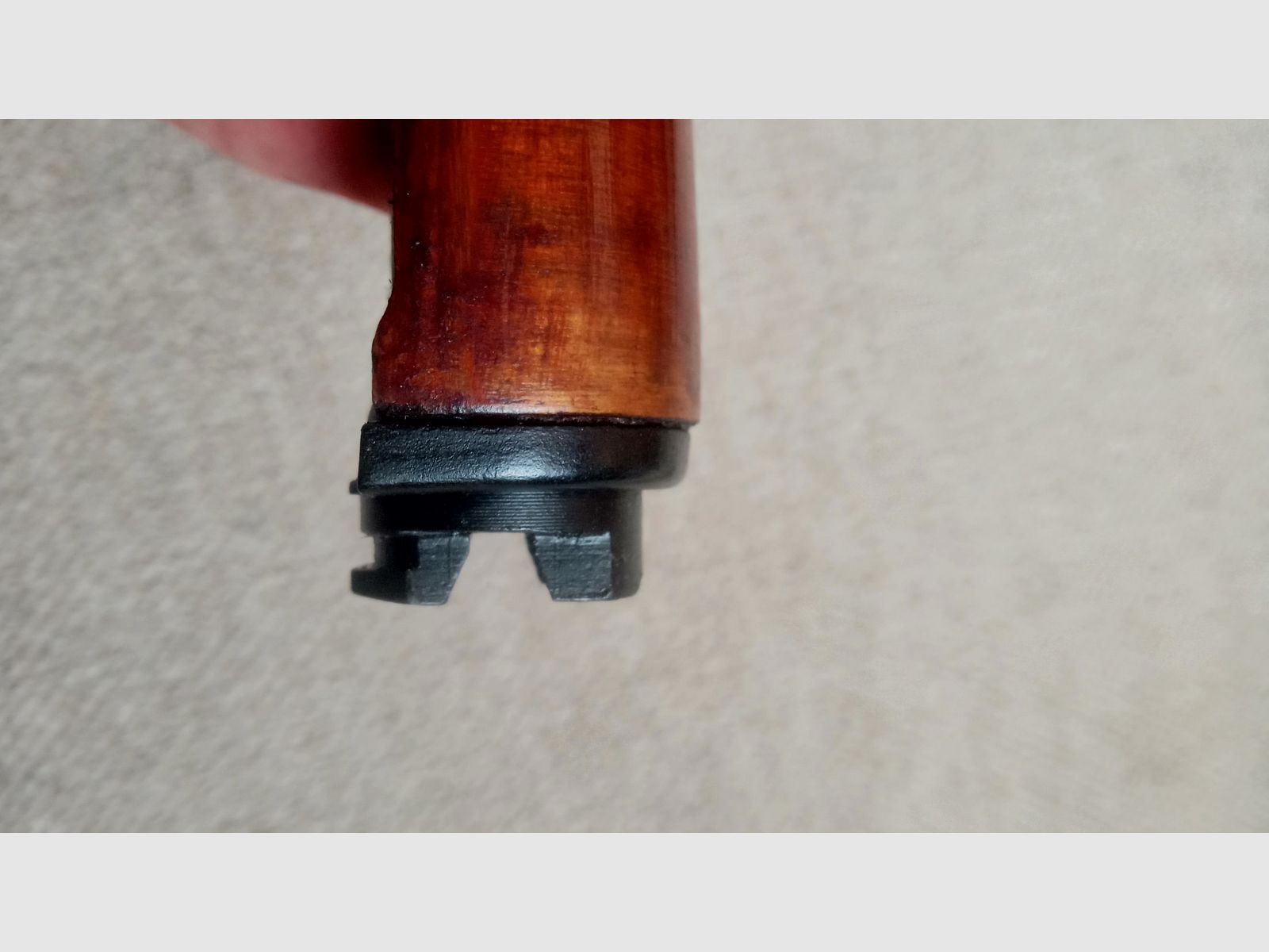 Original russischer RPK-74 Griff & Handschutz aus Schichtholz eingepasst für AK  und mit Gasrohr (AK74 / AK-100 / Saiga / Yunker 2/3/4)