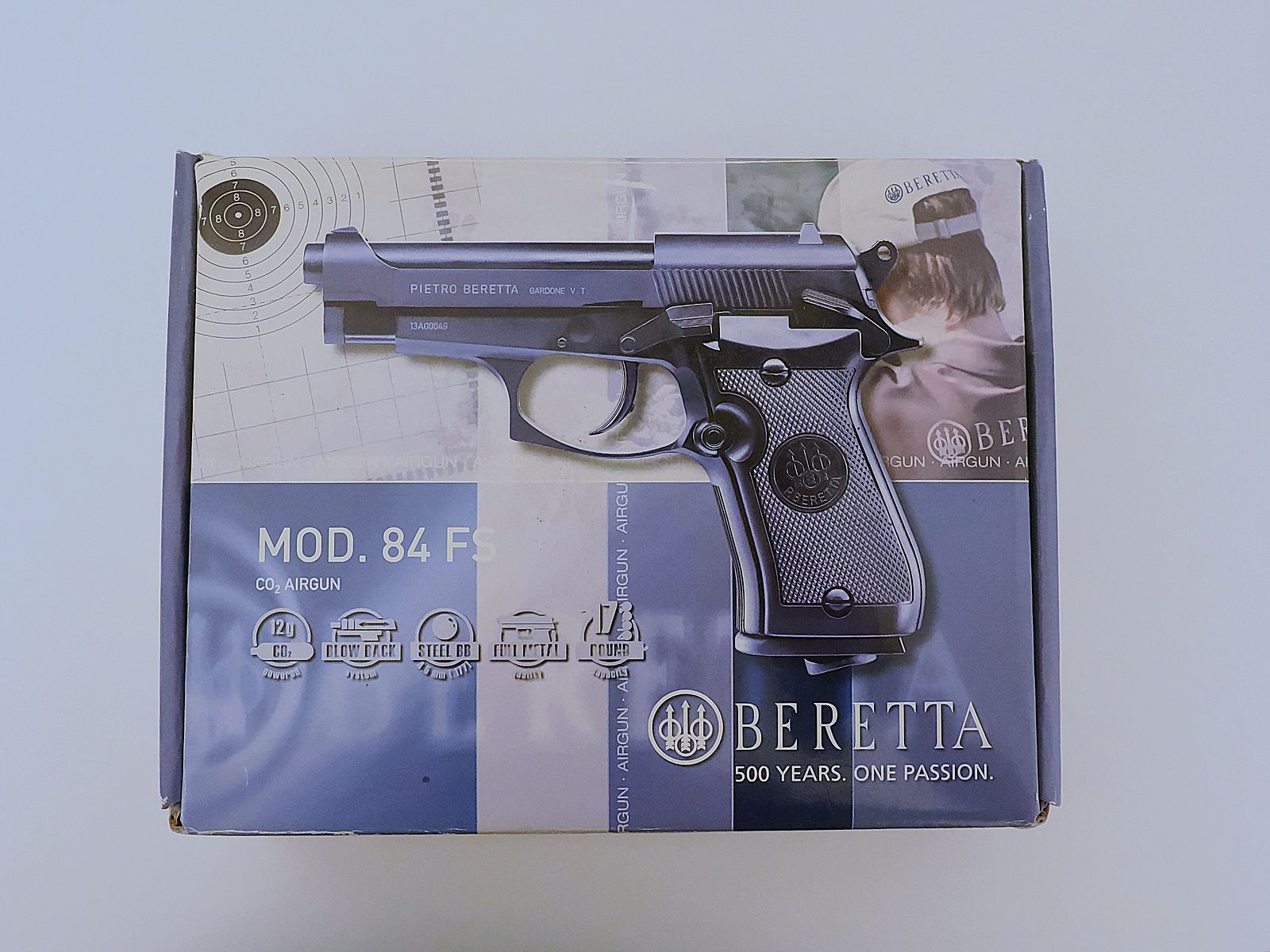 CO2-Pistole / Luftpistole Beretta 84 FS Kaliber 4,5mm BB