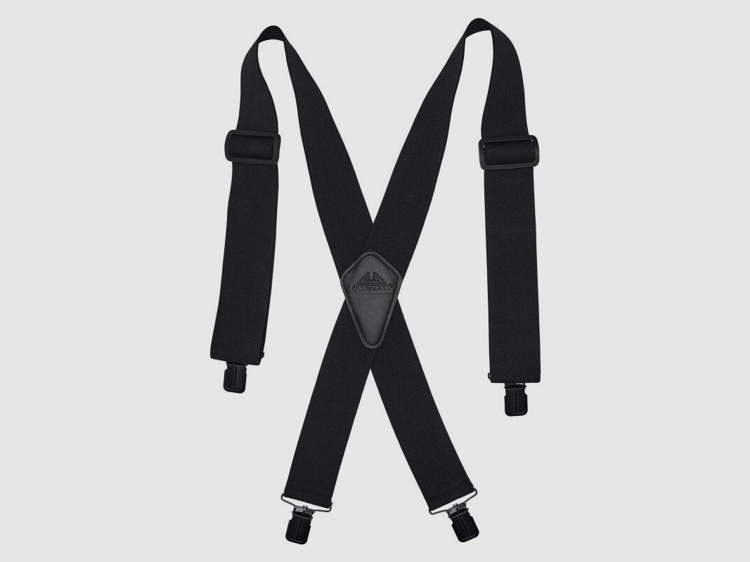 Swedteam Herren Clip-Hosenträger Black