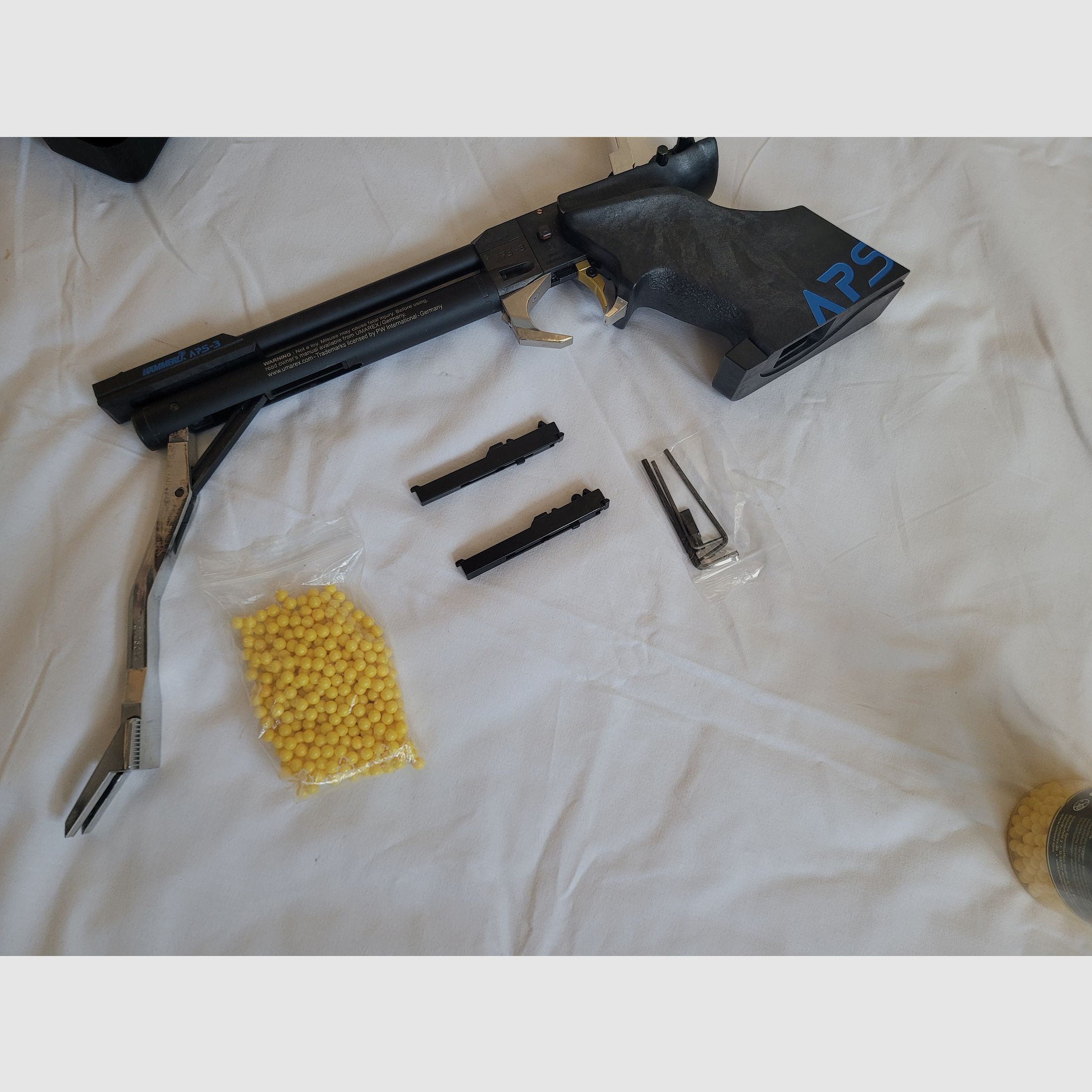 HÄMMERLI MATCHPISTOLE APS 3, 6 MM BB, NAPINACZ POD DŹWIGNIĄ, NIEUŻYWANA, zdjęcie 6 z 7
