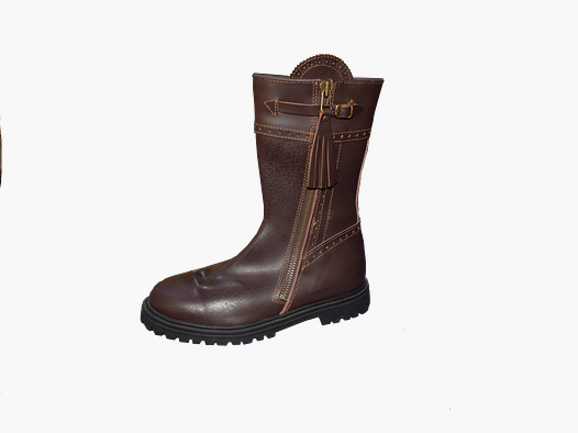 High field boots – brown leather