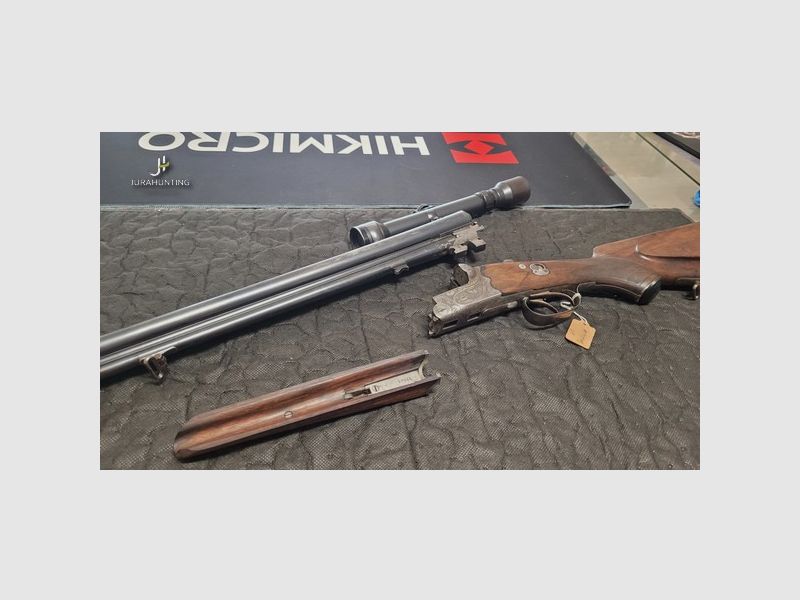 Krieghoff Drilling, Zeis Jagd 4 SEM; 8x57IR 16/70