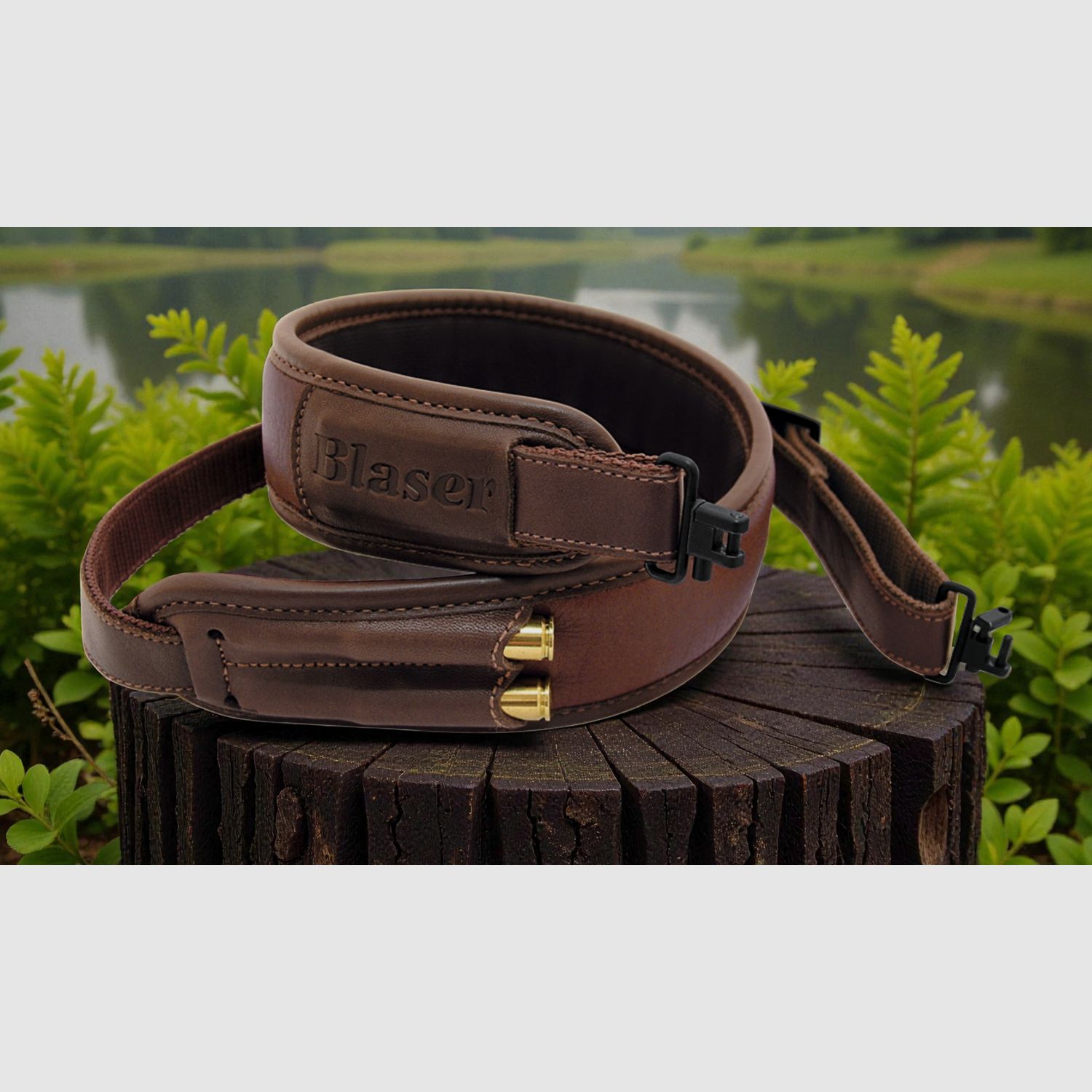 Blaser Gewehrriemen Leder | Braun