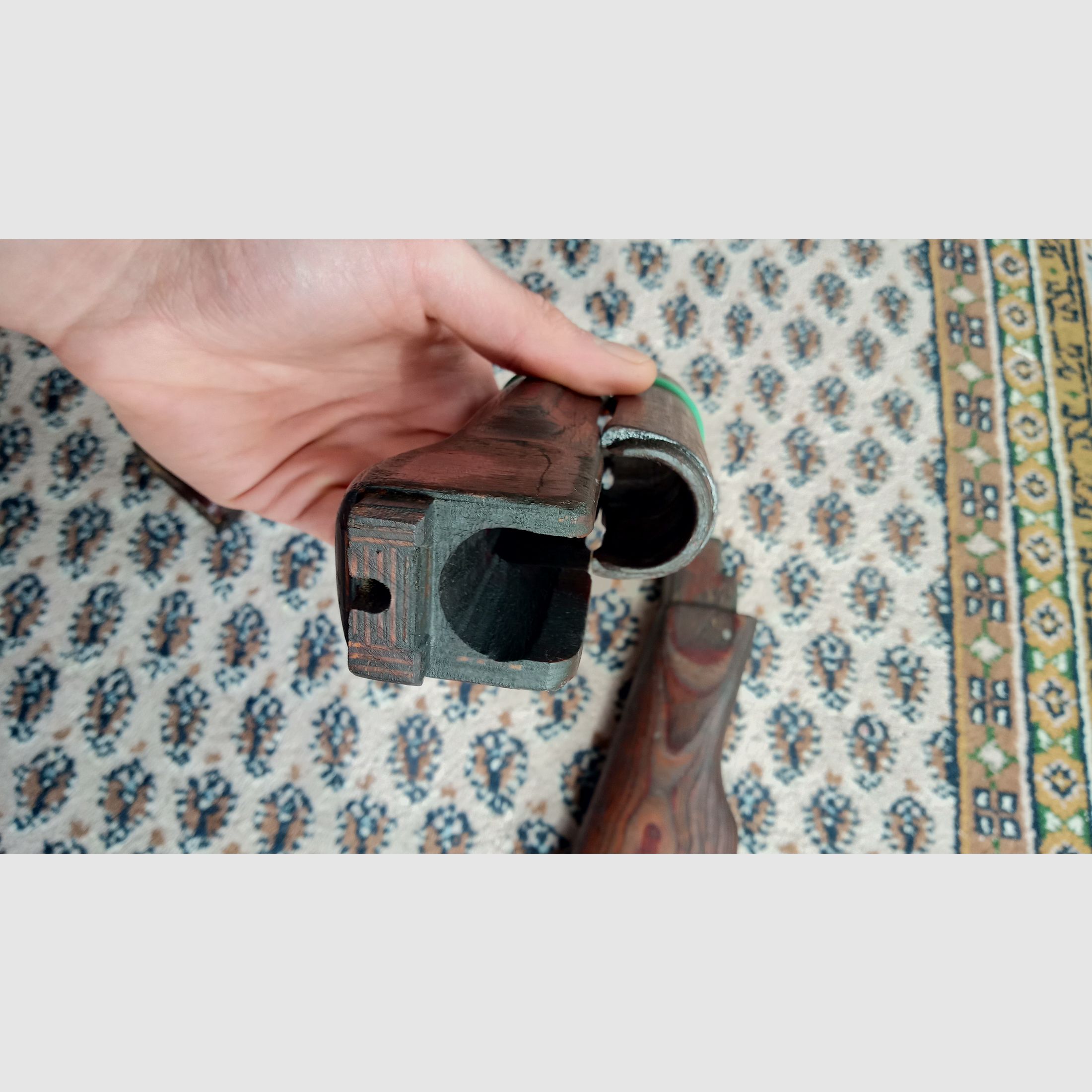 Komplettes Holz Laminat Festschaft Set inkl. Bakelit Griff, Schaft und Handschutz /  AKM und AK74