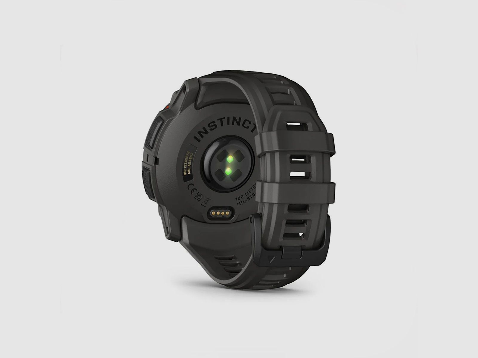 UHR – GARMIN – INSTINCT® 3 | 50MM | SOLAR | Schwarz mit Charcoal Silikonarmband, Bild 18 von 19