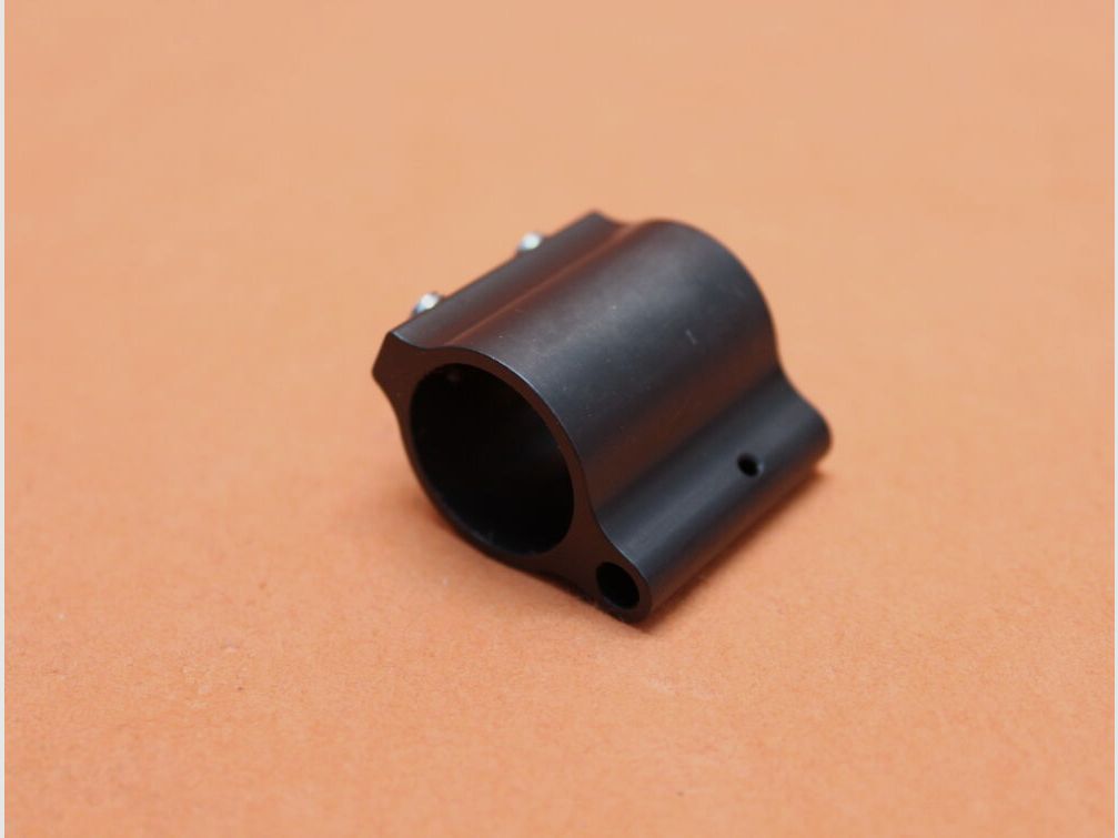 HERA AR-15: Gas Block Low Profile HERA .750"ID Micro (11.03.03) Stahl brüniert Geeignet für Heavy-Barrel