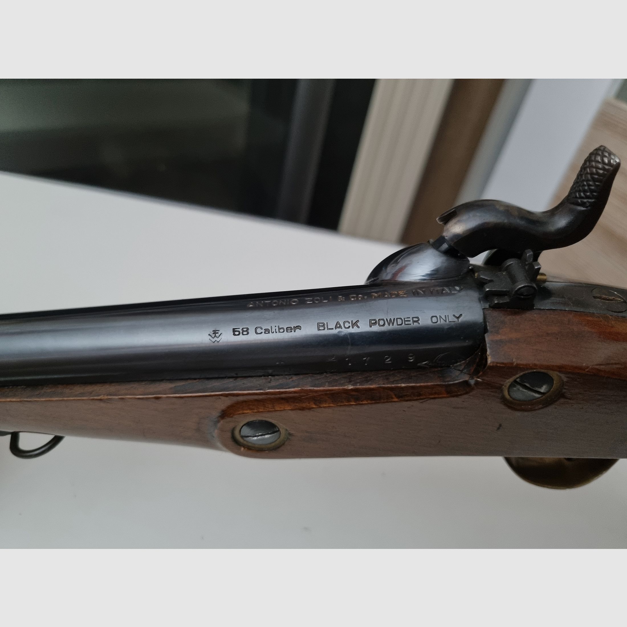 Antonio Zoli percussion pistol Gardone Model: US-Cavalry Pistol Caliber: .58