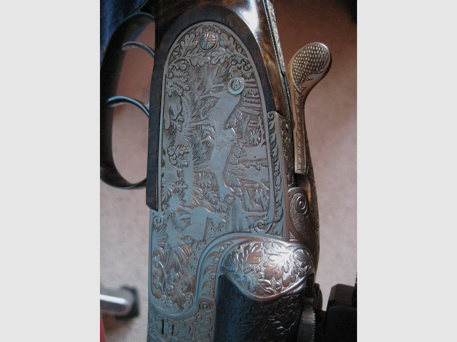 Krieghoff Neptun Primus Seitenschloss Spitzenklasse 7x65R, EL 22 Hornet, 16/70