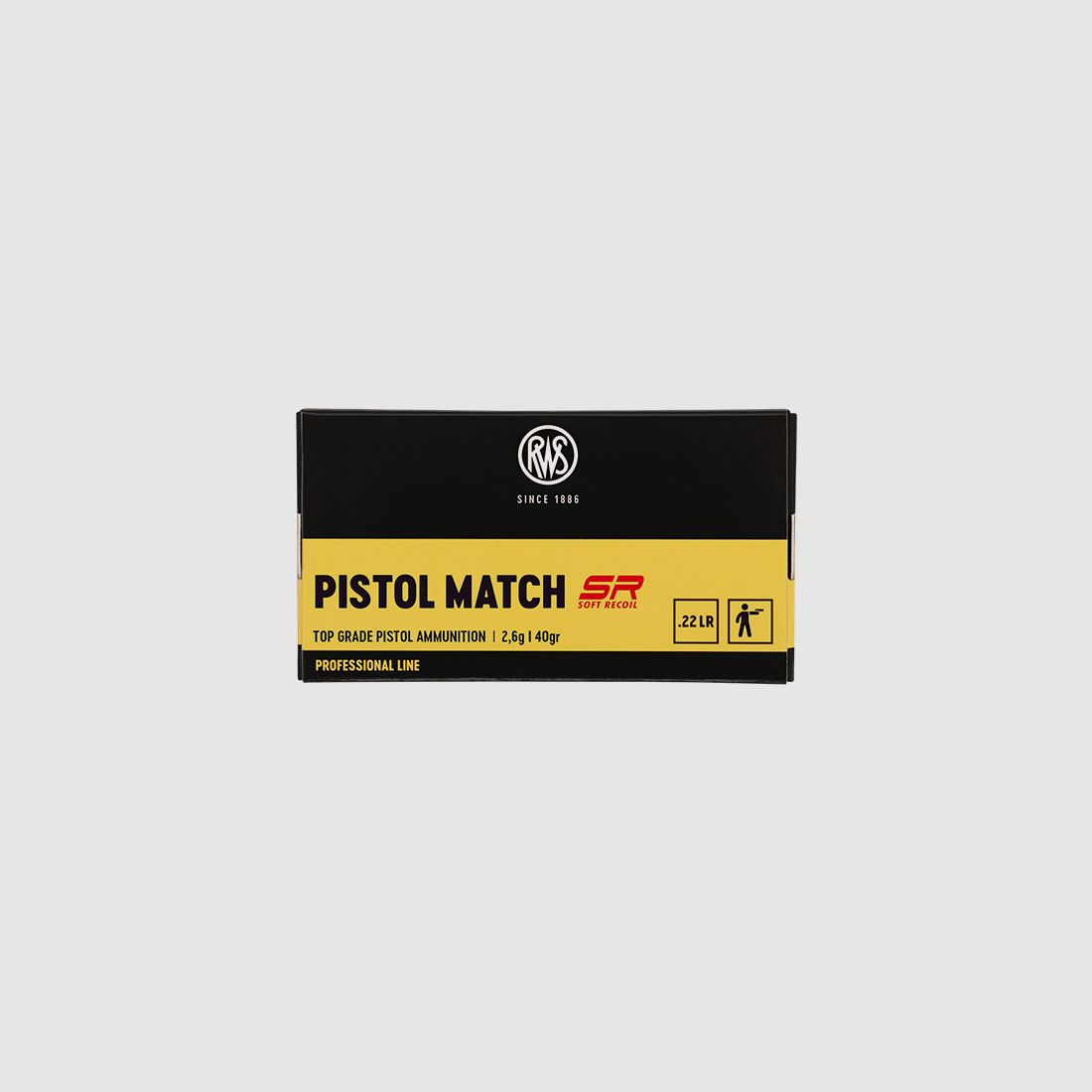 RWS PISTOL MATCH SR - .22LR - 50 PATRONEN