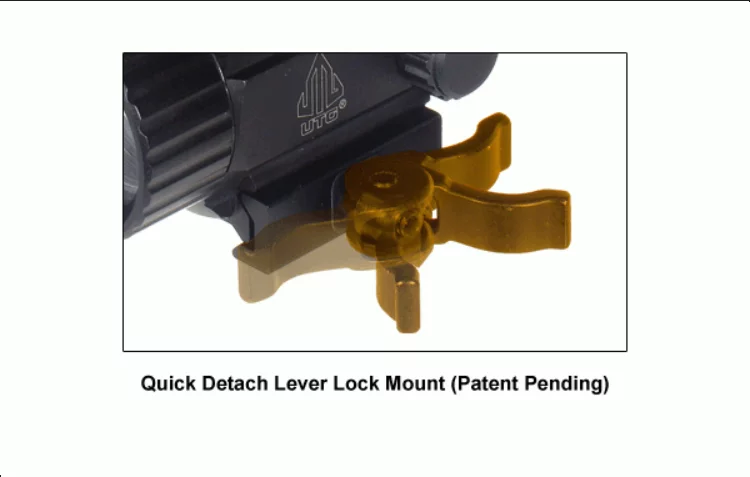 Kolimator Leapers UTG RG40SDQ 3.9'' 30 mm (SCP-RG40SDQ), zdjęcie 12 z 12