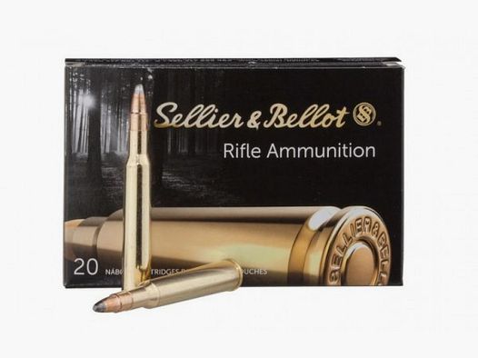 SELLIER & BELLOT RIFLE CARTRIDGES - 7x65R SPCE - 173GRS. - 20 CARTRIDGES