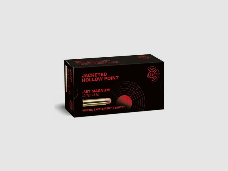 GECO .357 Magnum Jacketed Hollow Point 10,2g/158gr