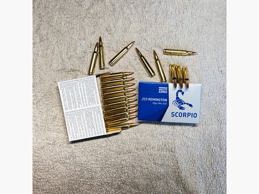 STV STV Scorpio .223 Rem FMJ 55 grs 1000 Schuss