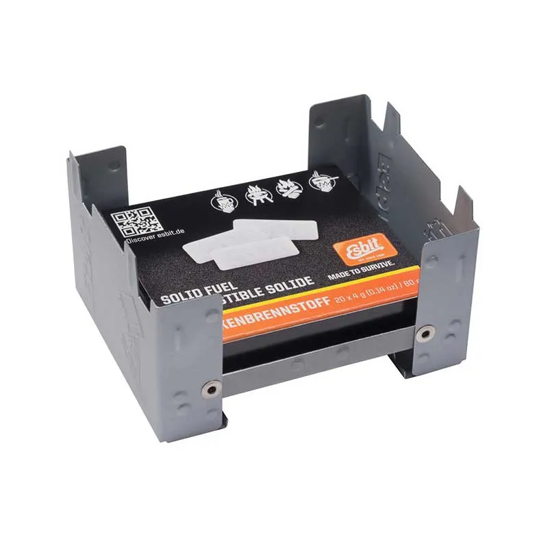 Kuchenka turystyczna Esbit Pocket Stove small 20 x 4 g, zdjęcie 1 z 3