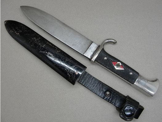 Fahrtenmesser HJ mit Devise RZM M7/42 1937 