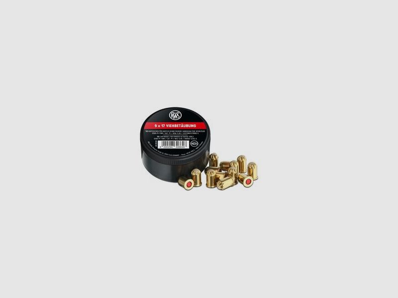 9x17 Uśpienie zwierząt/KERNER 9mm - czerwony=Siła wydajności 6 (a50)