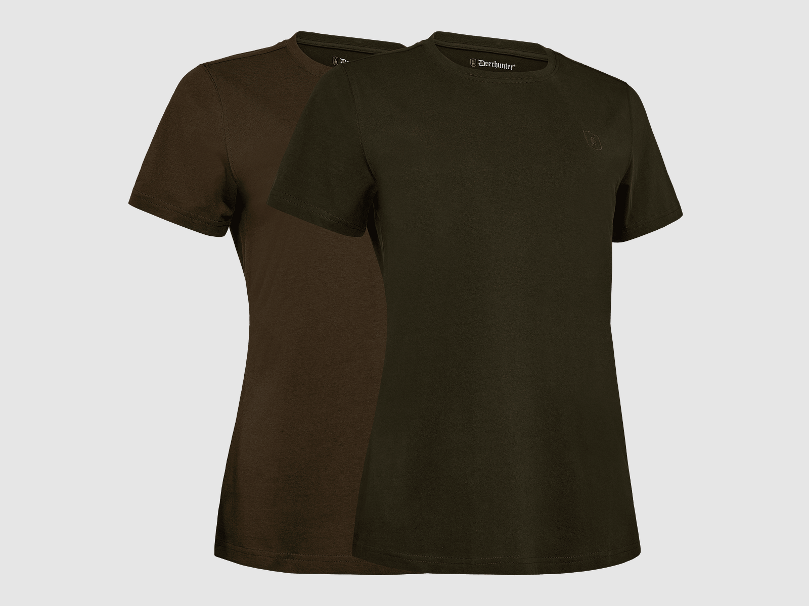 Deerhunter Lady 2-pack T-shirt Fallen leaf / Timber 42
