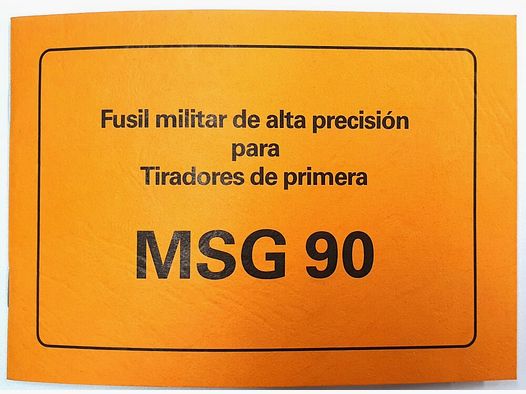 Heckler & Koch Manual de instrucciones Heckler & Koch Rifle de precisión H&K MSG90 Sucesor del PSG1