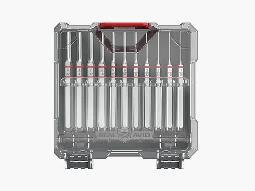 Real Avid Accu-Punch 11-Piece Standard Pin Punch Set