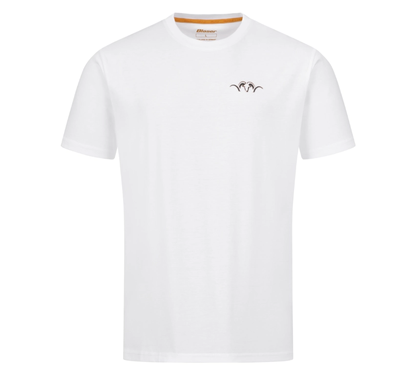 Blaser Argali Badge T-Shirt 26 261005-006/100 – White, image 1 of 4