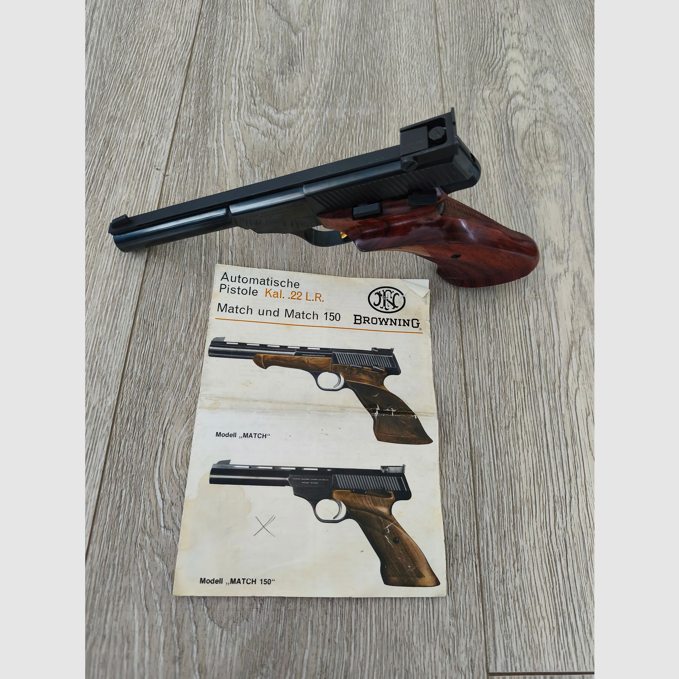 KK Pistole Match 150 Browning
